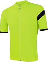 SENSOR CYKLO COOLMAX CLASSIC pánský dres kr.rukáv celozip neon yellow