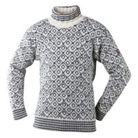 DEVOLD Svalbard sweater high neck offwhite/antracite