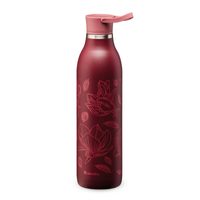 ALADDIN CityLoop Thermavac eCycle 600 ml Burgundy Magnolia červená s potiskem