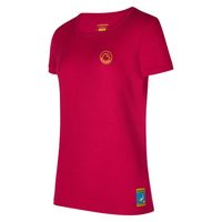 LA SPORTIVA Climbing on the Moon T-Shirt W Fucsia/Giallo