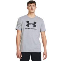 UNDER ARMOUR SPORTSTYLE LOGO UPDATE SS, Steel Light Heather / Black