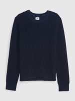 GAP 451863-00 Dětský pletený svetr Tmavě modrá