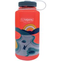 NALGENE Wide-Mouth 1000mL Retro Pomegranate