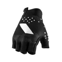 100% EXCEEDA Gel Womens Short Finger Glove Black