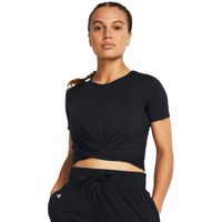 UNDER ARMOUR Motion Crossover Crop SS, Black / White