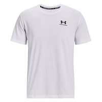 UNDER ARMOUR UA LOGO EMB HEAVYWEIGHT SS, White