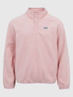 GAP 491467-00 Dětská fleece mikina Růžová