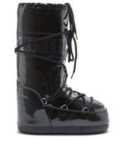 MOON BOOT ICON GLITTER, black