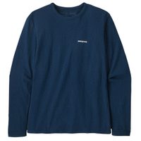 PATAGONIA W´S L/S P-6 LOGO RESPONTIBILI-TEE, TIDEPOOL BLUE