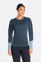 RAB Syncrino Base LS Tee Women's, orion blue