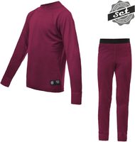 SENSOR MERINO ACTIVE JUNIORSKÝ SET lilla