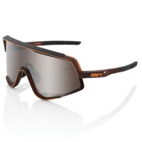 100% GLENDALE Matte Translucent Brown Fade - HiPER Silver Mirror Lens