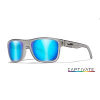 WILEY X OVATION Captivate Polarized - Blue Mirror - Smoke Grey/Matte Slate