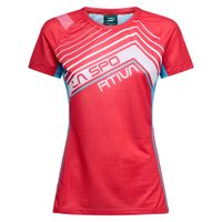 LA SPORTIVA Wave T-Shirt W, Hibiscus/Malibu Blue