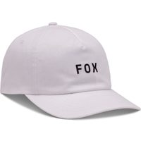 FOX W Wordmark Adjustable Hat White