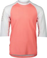 POC MTB Pure 3/4 Jersey Ammolite Coral/Hydrogen White