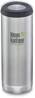 KLEAN KANTEEN TKWide w/Wide Loop Cap - Brushed Stainless 473 ml