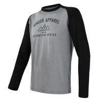 SENSOR MERINO ACTIVE PT ADVENTURE men's shirt grey/black