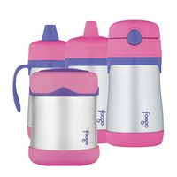 THERMOS Baby thermos (stage 1,2,3) + food thermos - pink