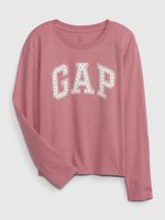 GAP 787249-00 Dětské tričko s logem Růžová
