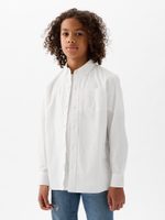 GAP 858573-00 Dětská košile z organické bavlny Bílá