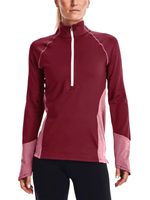 UNDER ARMOUR UA ColdGear 1/2 Zip, Red