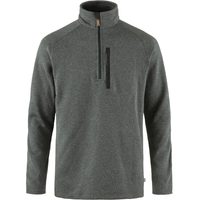 FJÄLLRÄVEN Övik Fleece Half Zip M, Dark Grey