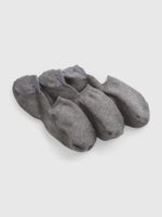 GAP 542785-01 Neviditelné ponožky, 3 páry Šedá