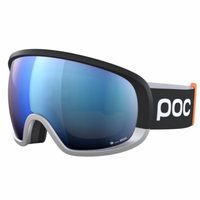 POC Fovea Race Uranium Black/Argentite Silver/Partly Sunny Blue