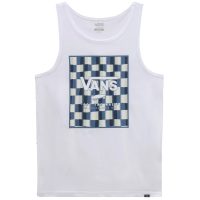 VANS MN PRINT BOX TANK WHITE/PALE AQUA