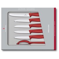 VICTORINOX 6.7111.6G Sada nožů Swiss Classic, červená,6 ks