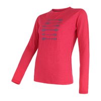 SENSOR MERINO ACTIVE PT ARROWS women's long sleeve shirt magenta