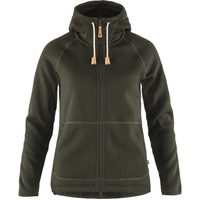 FJÄLLRÄVEN Övik Fleece Hoodie W Deep Forest