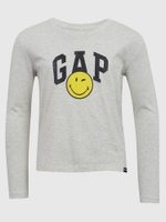 GAP 517731-00 Dětské tričko GAP & Smiley® Šedá