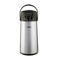 THERMOS Glass thermo can with pump 1,9 l metallic grey