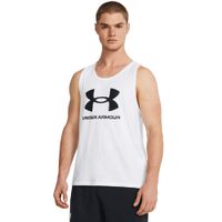 UNDER ARMOUR SPORTSTYLE LOGO TANK, White / Black