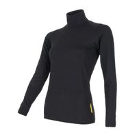 SENSOR DOUBLE FACE women's turtleneck long sleeve black