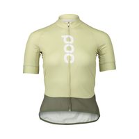 POC W's Essential Road Logo Jersey Prehnite Green/Epidote Green