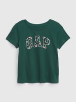 GAP 789406-04 Dětské tričko s logem Zelená