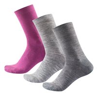 DEVOLD Daily Light Woman Sock 3Pk Anemone Mix