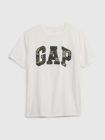 GAP 424016-04 Dětské tričko s logem Bílá