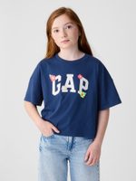 GAP 883128-03 Dětské tričko s logem Tmavě modrá