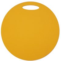 Seat round 1-layer, diameter 35 cm yellow