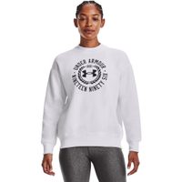 UNDER ARMOUR Rival Fleece Crest Grp Crew, White