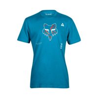 FOX Withered Ss Prem Tee, Maui Blue