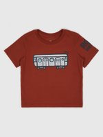 GAP 667442-01 Dětské tričko s potiskem Červená
