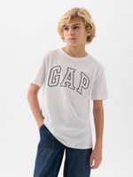 GAP Dětské tričko s logem Bílá