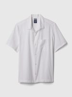GAP 855348-02 Lněná košile Bílá