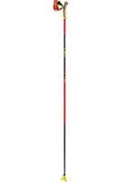 LEKI HRC max, bright red-neonyellow-carbon structure