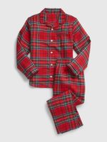 GAP 440048-00 Dětské kostkované pyžamo Červená